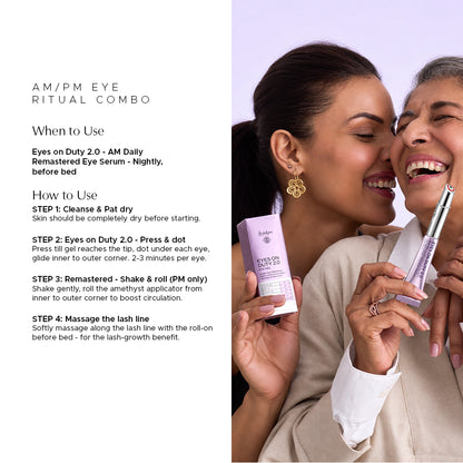 COMBO : Eyes on Duty 2.0 + Remastered Rejuvenating Eye Serum - AM/PM Eye Ritual