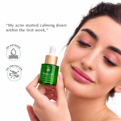 Heads Off - Anti Acne Serum For Blackheads & Whiteheads