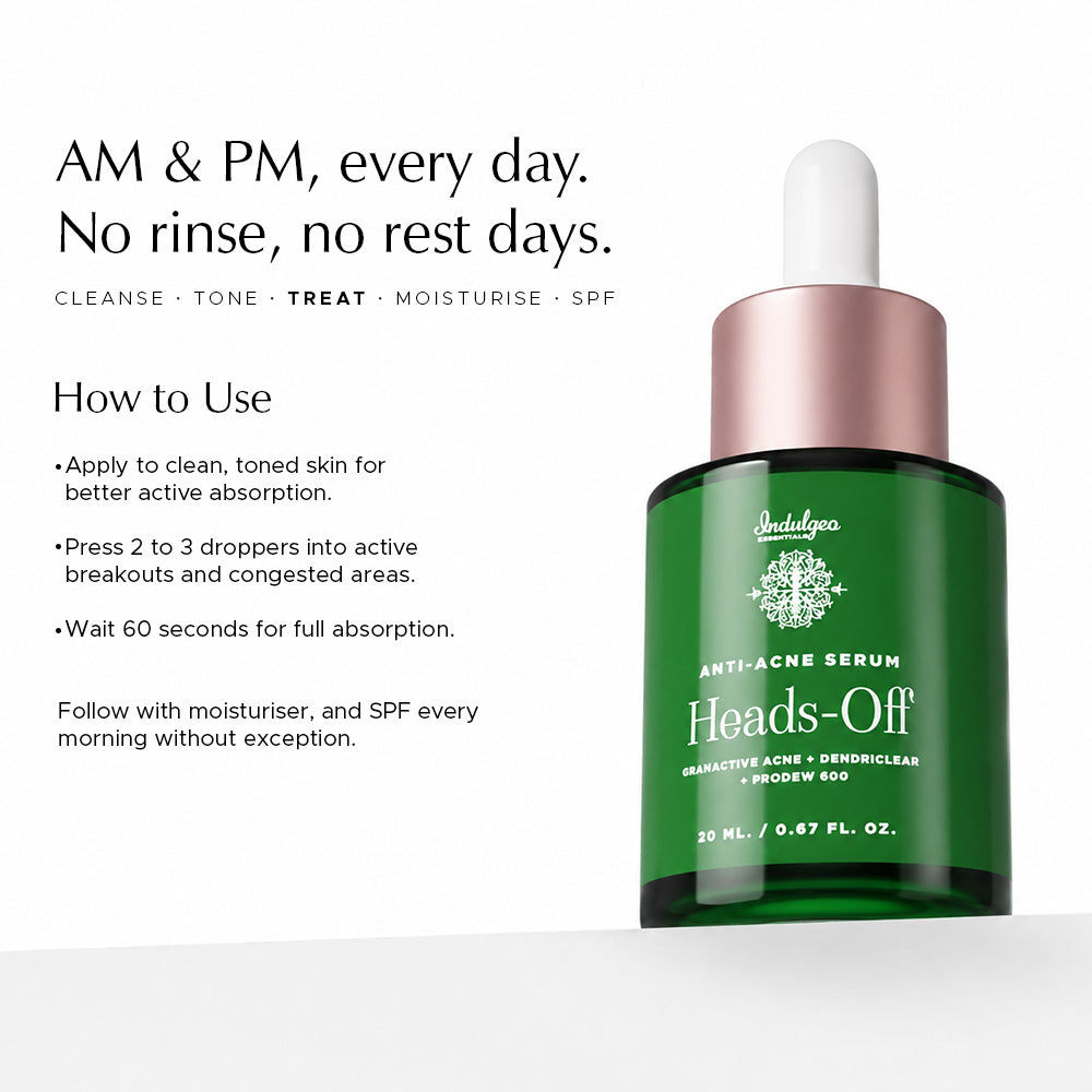 Heads Off - Anti Acne Serum For Blackheads & Whiteheads
