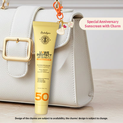 U-We Protect Ultra Light Broad Spectrum OMC Free Sunscreen Gel with New Gen Korean UV Filters - SPF 50 PA++++