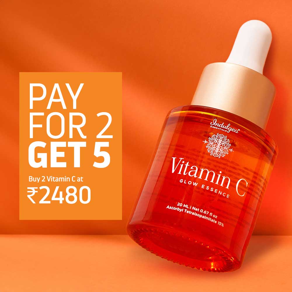 Pay For 2 Get 5 : Vitamin C Glow Essence - 20 mL