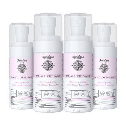 Bundle-Rose Geranium Witch Hazel Facial Toning Mist (Value 1200)